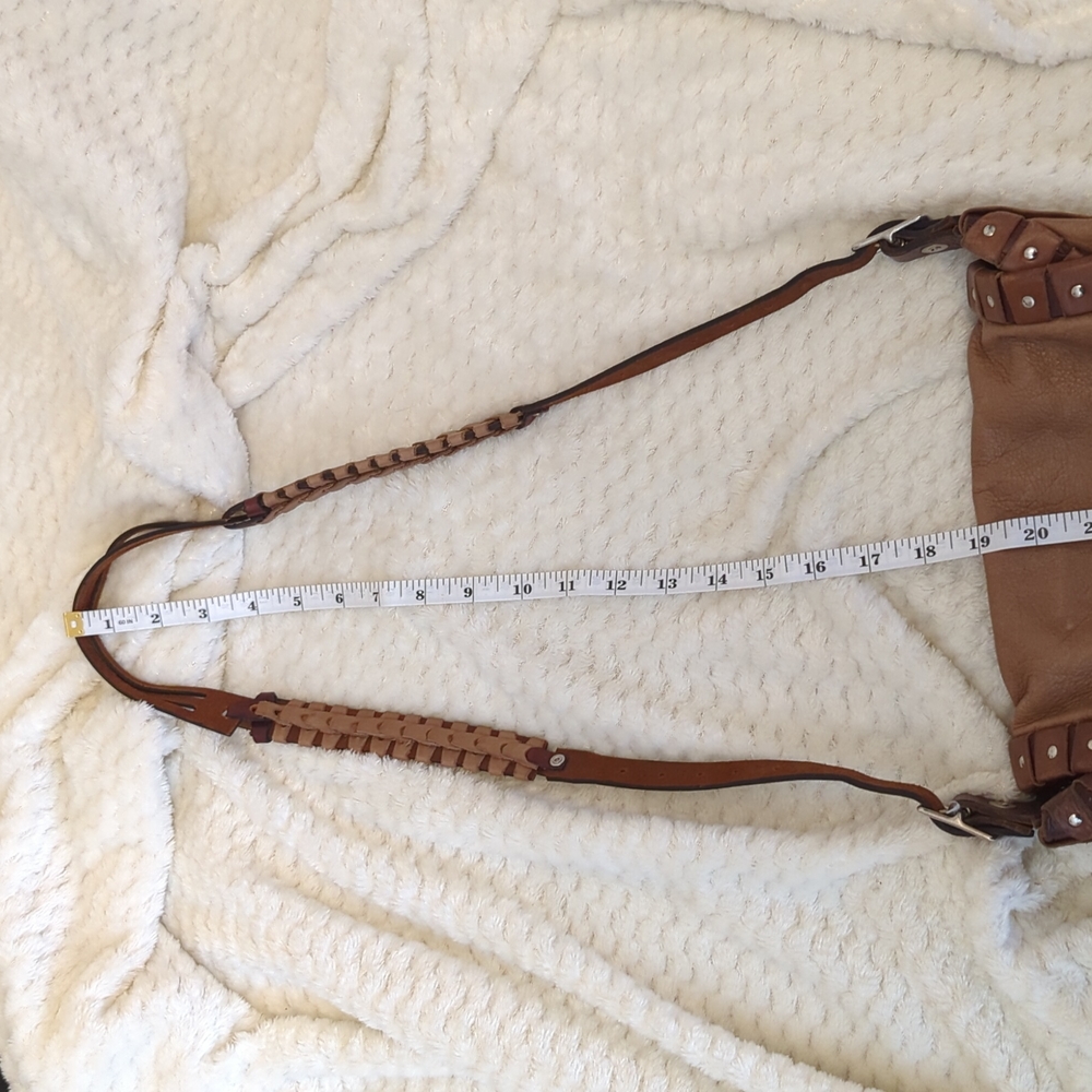 💕HP💕Bella Dolci Handcrafted Brown Leather Shoulder Bag - Picture 13 of 14